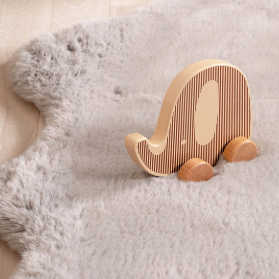 FRAAI | Home & Living Kinderteppich - Huggy Schaf Grau