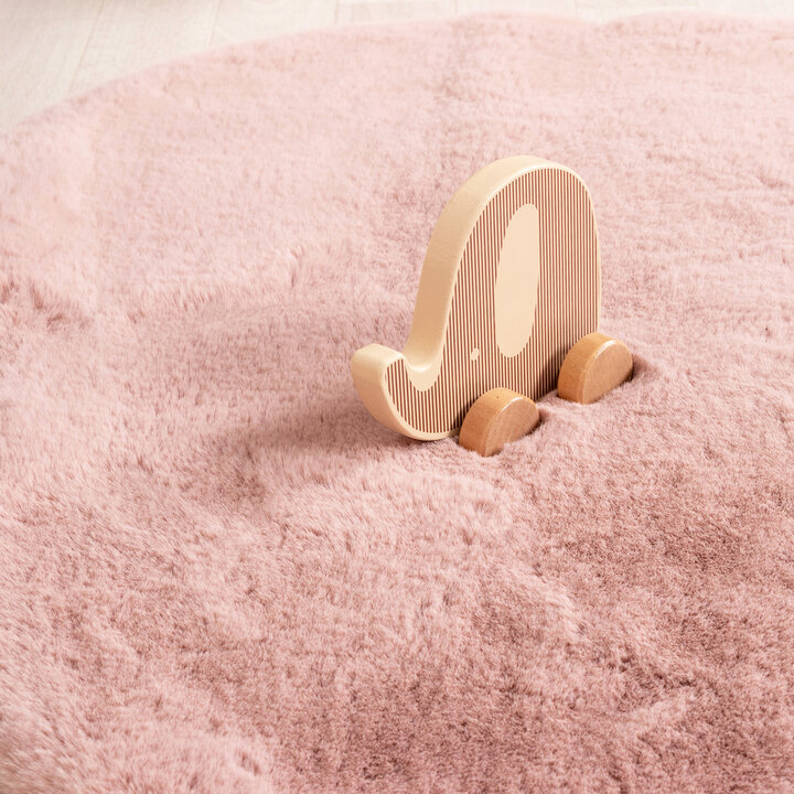 Kinderteppich - Huggy Elefant Rosa