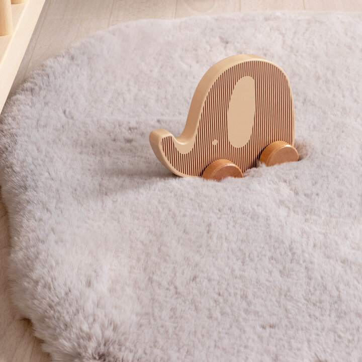 Kinderteppich - Huggy Elefant Grau