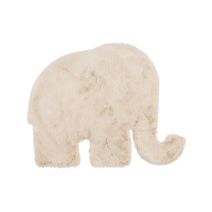 Kinderteppich - Huggy Elefant Creme