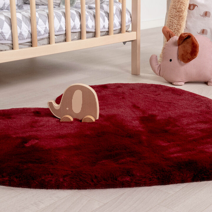 Kinderteppich - Huggy Herz Rot