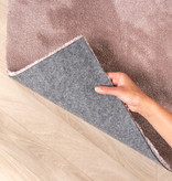 FRAAI | Home & Living Waschbarer Viskose Teppich Rund - Vive Altrosa