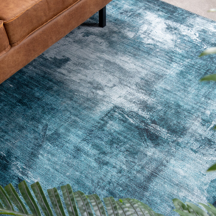 Moderner Teppich - Strong Türkis