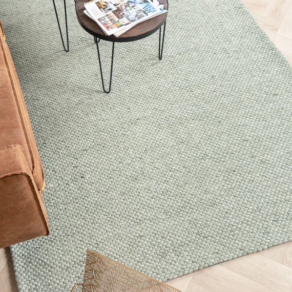 FRAAI | Home & Living Wollteppich - Melange Mint