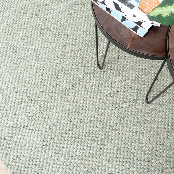 FRAAI | Home & Living Wollteppich - Melange Mint