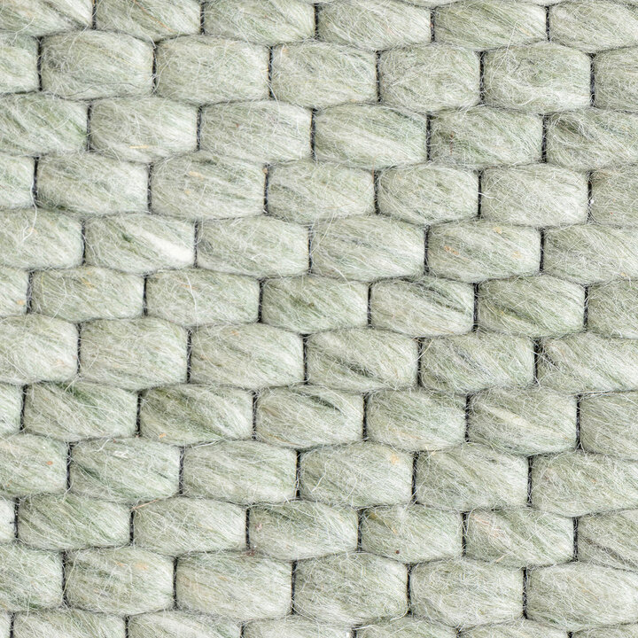 Wollteppich - Melange Mint