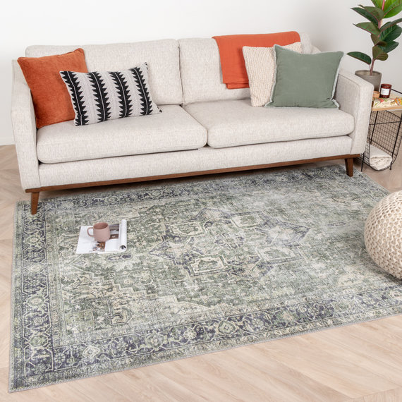 FRAAI | Home & Living Teppich Vintage - Lugan Grün