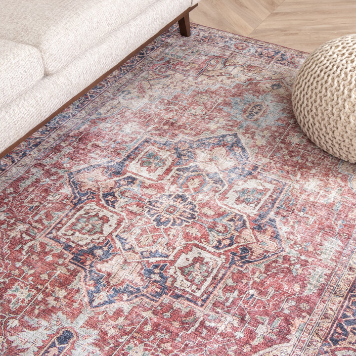 Teppich Vintage - Lugan Rot