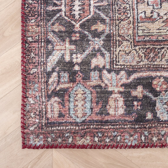 FRAAI | Home & Living Teppich Vintage - Lugan Bordeaux/Rot