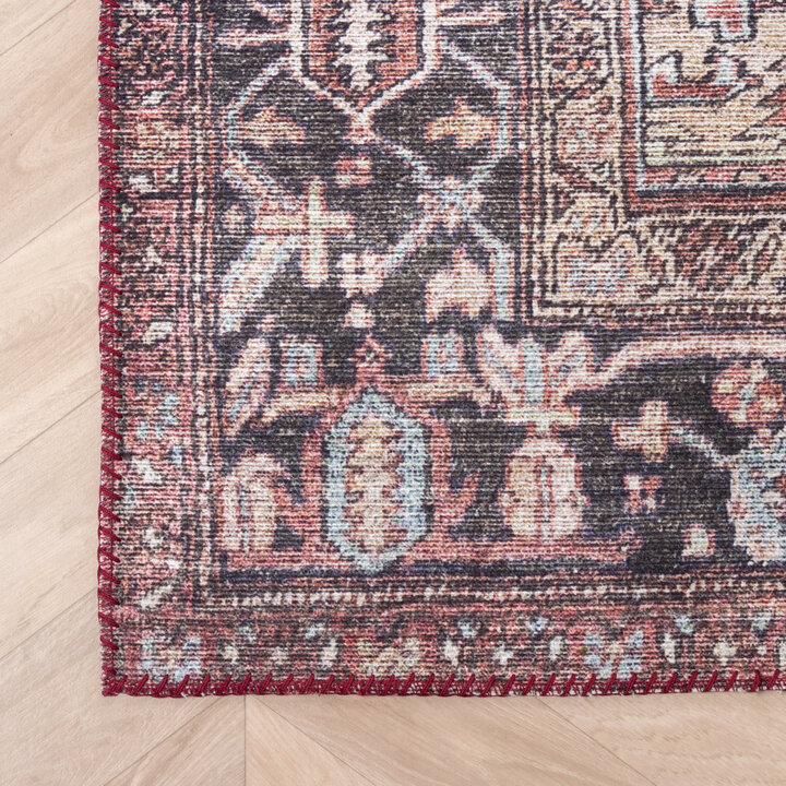 Teppich Vintage - Lugan Bordeaux Rot