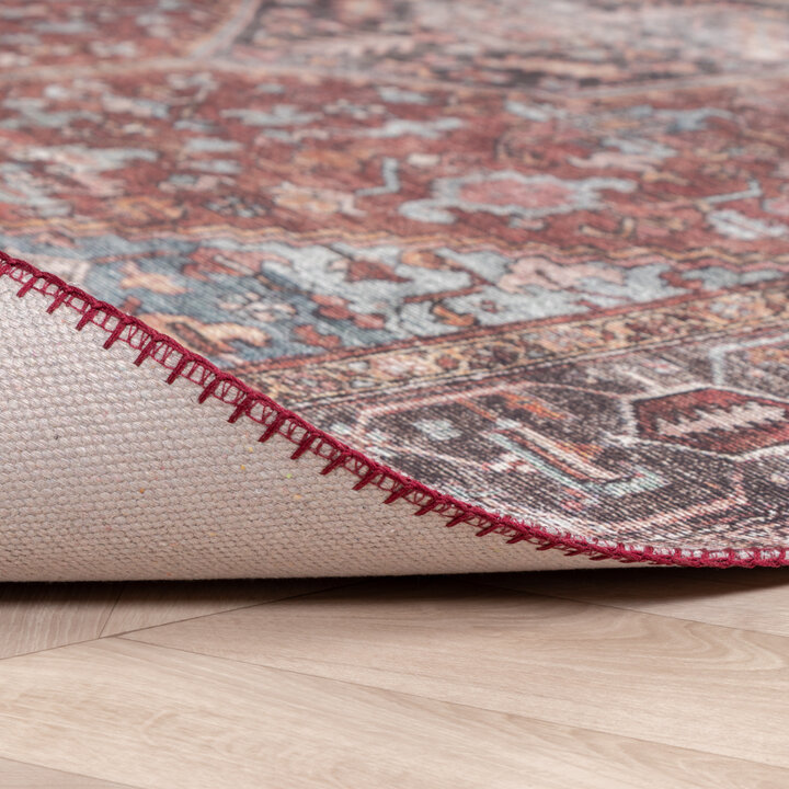 Teppich Vintage - Lugan Bordeaux Rot