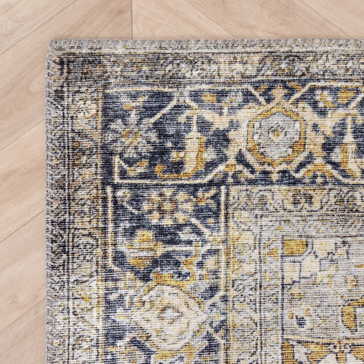 Teppich Vintage - Lugan Gelb