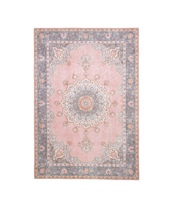 Teppich Vintage - Lily Medaillon Rosa