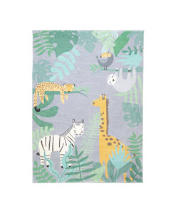 Kinderteppich - Jungle Giraffe Bunt