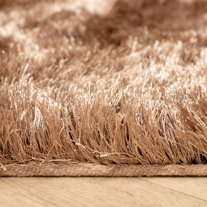 Hochflor Teppich - Glorious Taupe