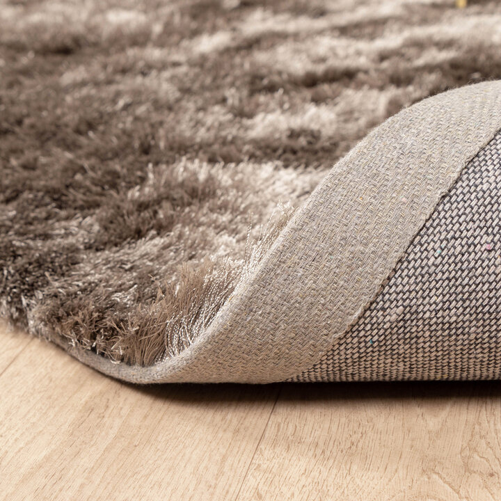 Hochflor Teppich - Glorious Silber Grau