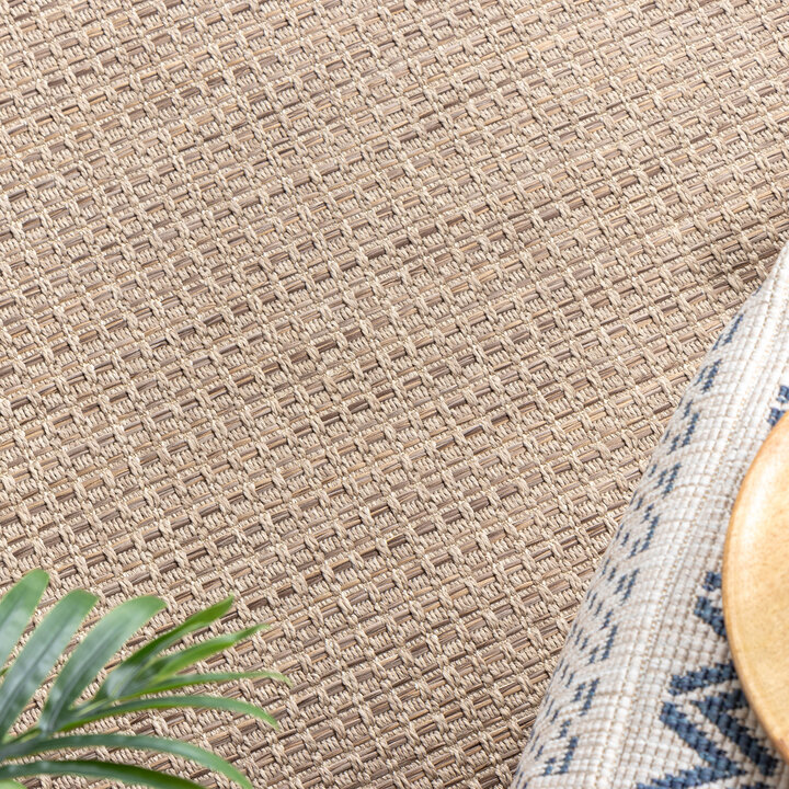 In- & Outdoor Jute Teppich - Fora Melange Natural