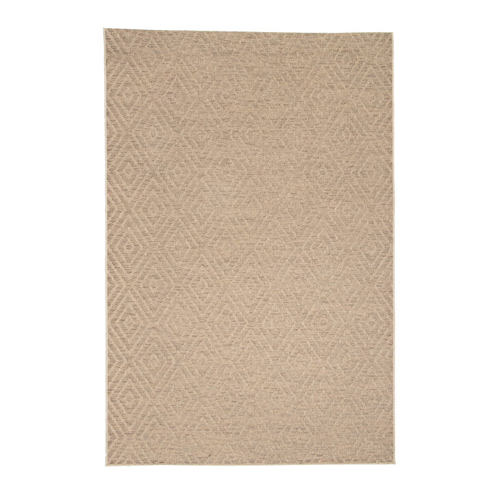 In- & Outdoor Jute Teppich - Fora Tile Natural