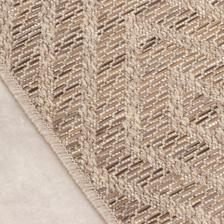 In- & Outdoor Jute Teppich - Fora Tile Natural