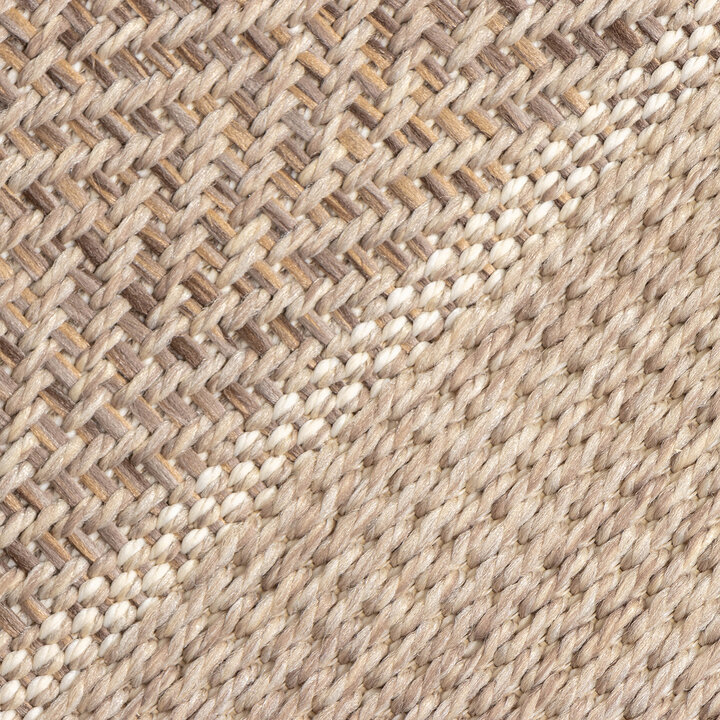 In- & Outdoor Jute Teppich - Fora Edge Natural