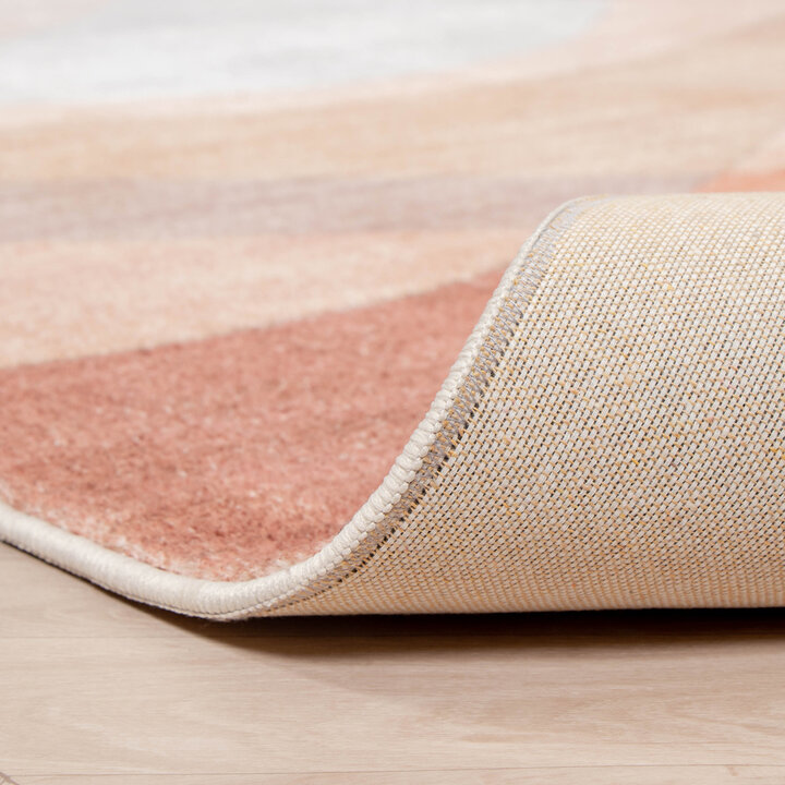 Moderner Teppich - Field Terra Rot