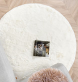 FRAAI | Home & Living Hochflor Teppich Rund - Comfy Weiß