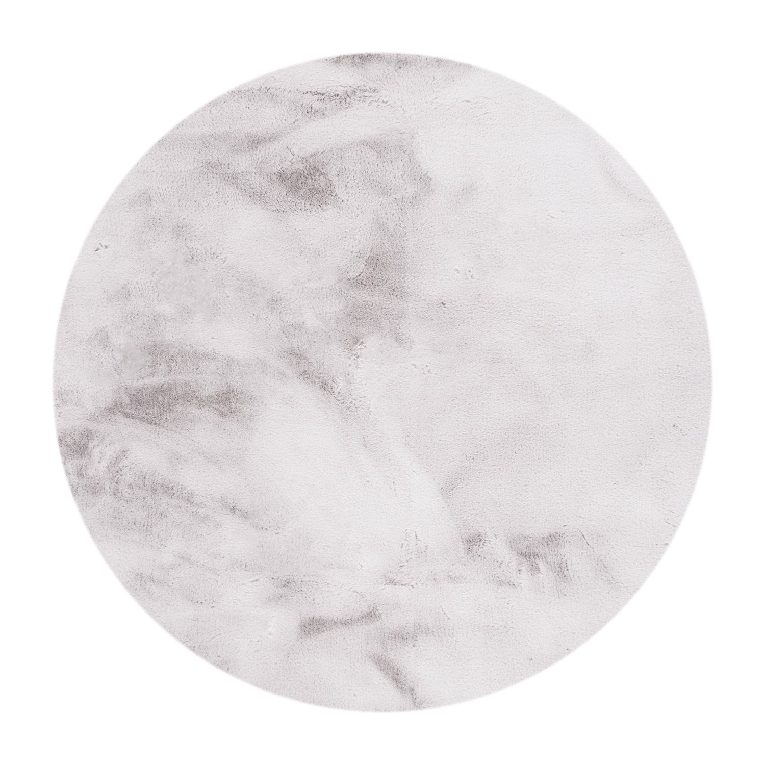 Hochflor Teppich Rund - Comfy Supreme Grau - sfeer