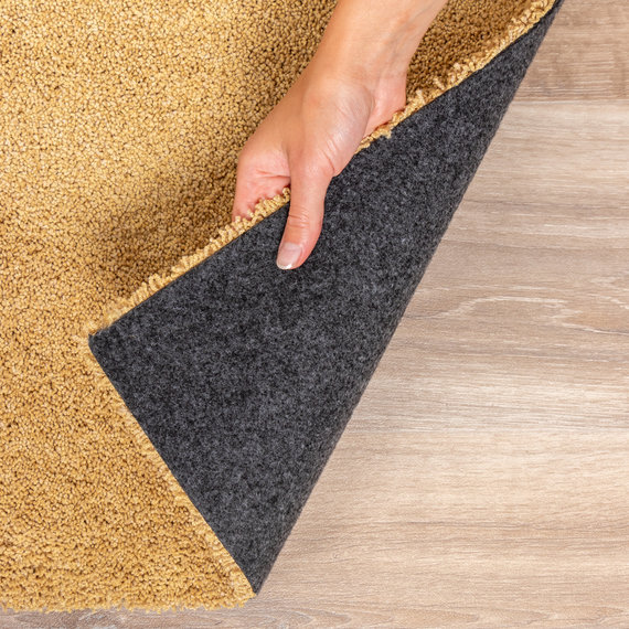FRAAI | Home & Living Waschbarer Teppich - Clean Ockergelb
