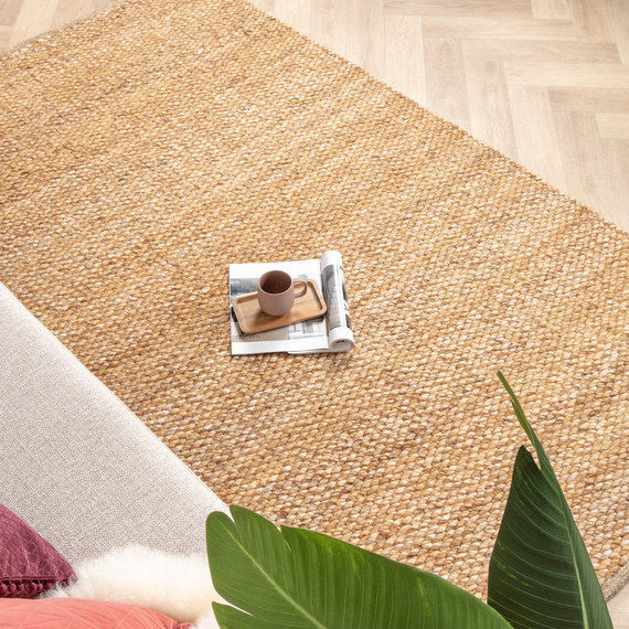 FRAAI | Home & Living Wollteppich - Brilliant Ockergelb