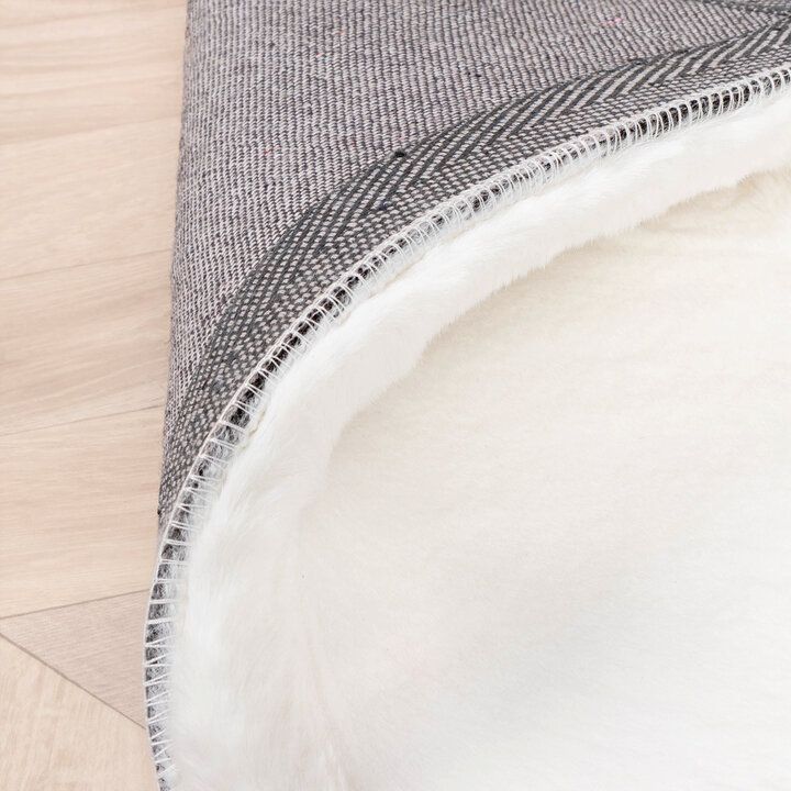 Hochflor Läufer - Comfy Supreme Weiß