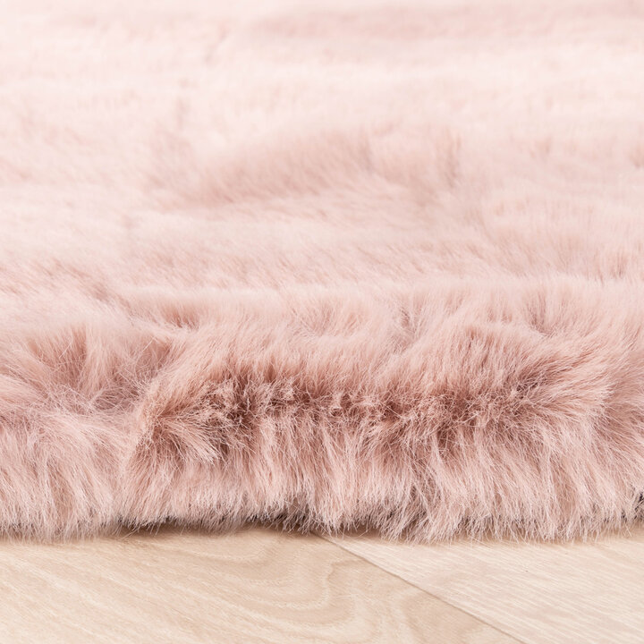 Hochflor Läufer - Comfy Supreme Rosa