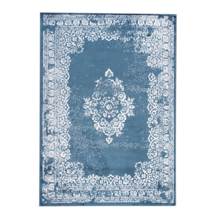 Teppich Vintage - Adore Medaillon Blau