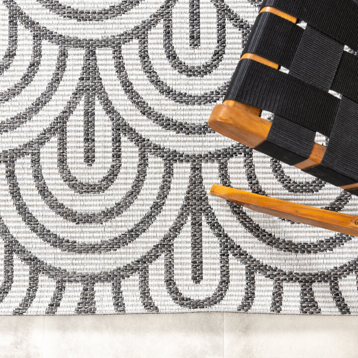 In- & Outdoor Teppich - Summer Arch Grau