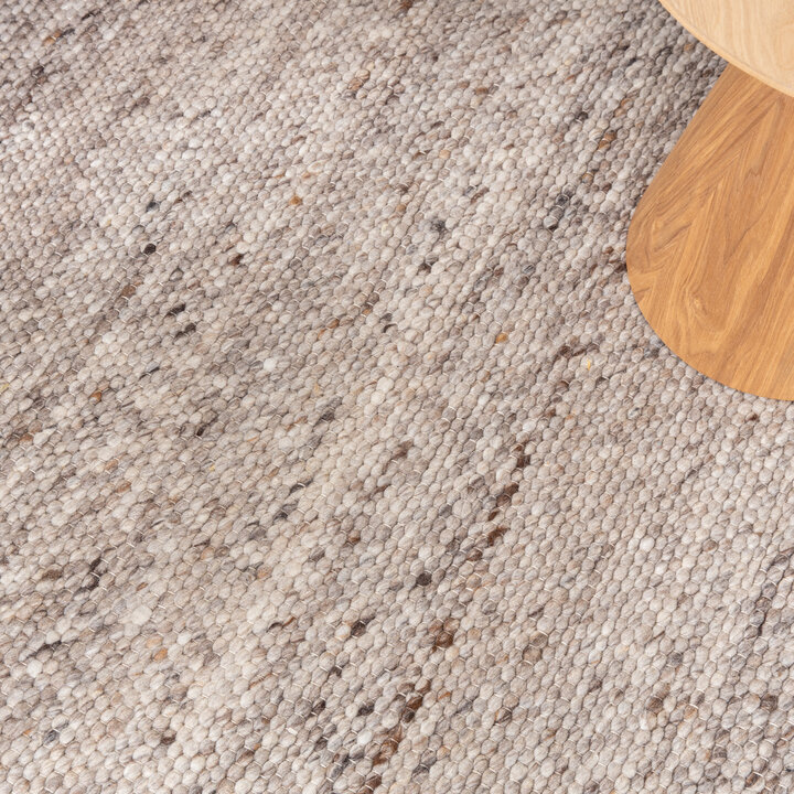 Wollteppich - Feline Braun Meliert