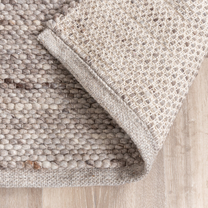 Wollteppich - Feline Braun Meliert