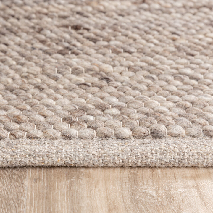 Wollteppich - Feline Braun Meliert