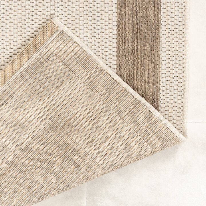 In- & Outdoor Jute Teppich - Nomad Edge Creme