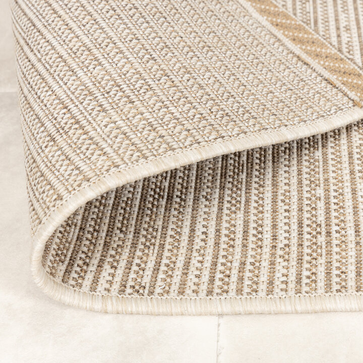 In- & Outdoor Jute Teppich - Nomad Melange Creme