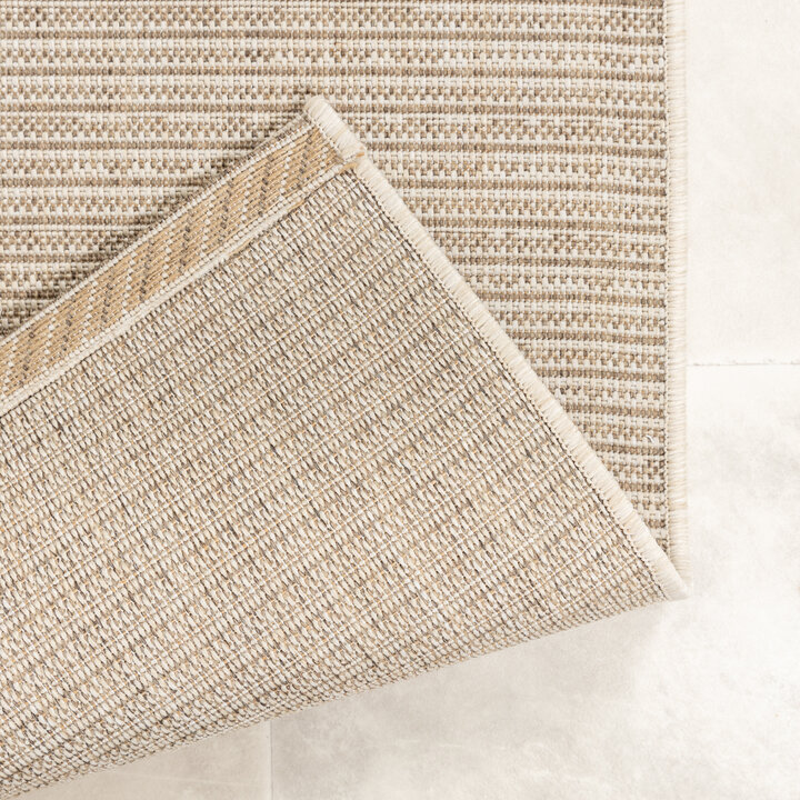 In- & Outdoor Jute Teppich - Nomad Melange Creme