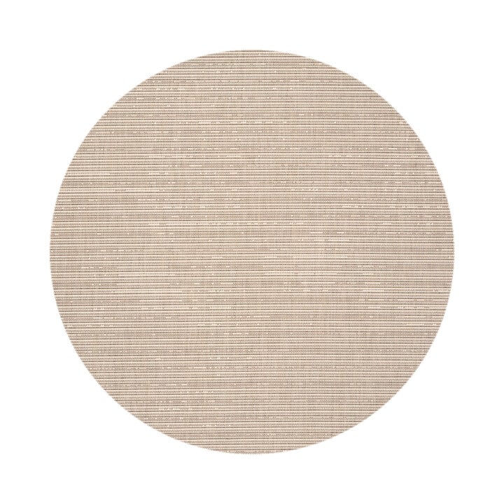 In- & Outdoor Jute Teppich Rund - Nomad Melange Creme