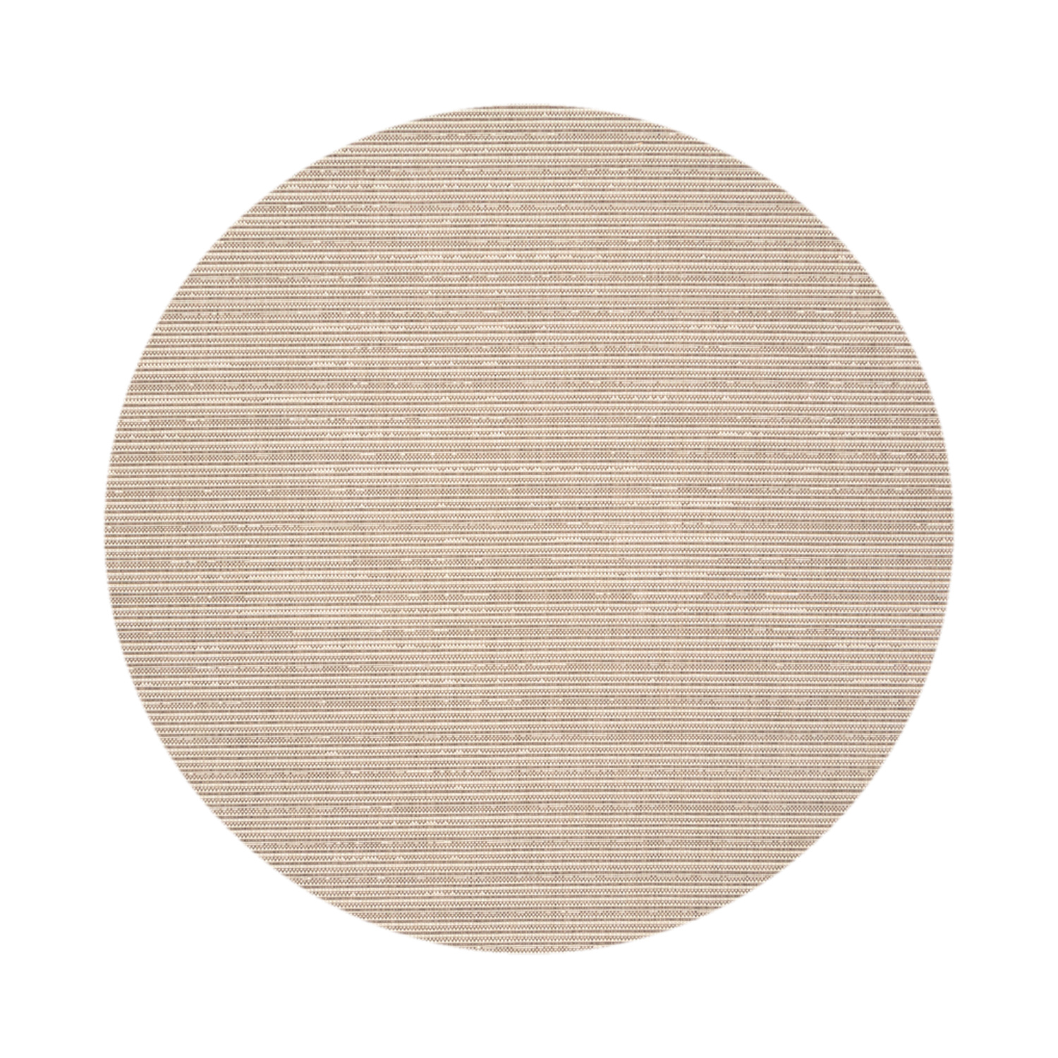 In- & Outdoor Jute Teppich Rund - Nomad Melange Creme - sfeer