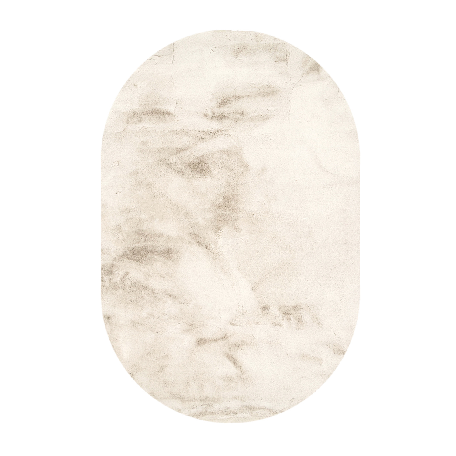 Hochflor Teppich Oval - Comfy Supreme Creme - sfeer