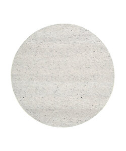 Wollteppich Rund - Feline Grau Meliert