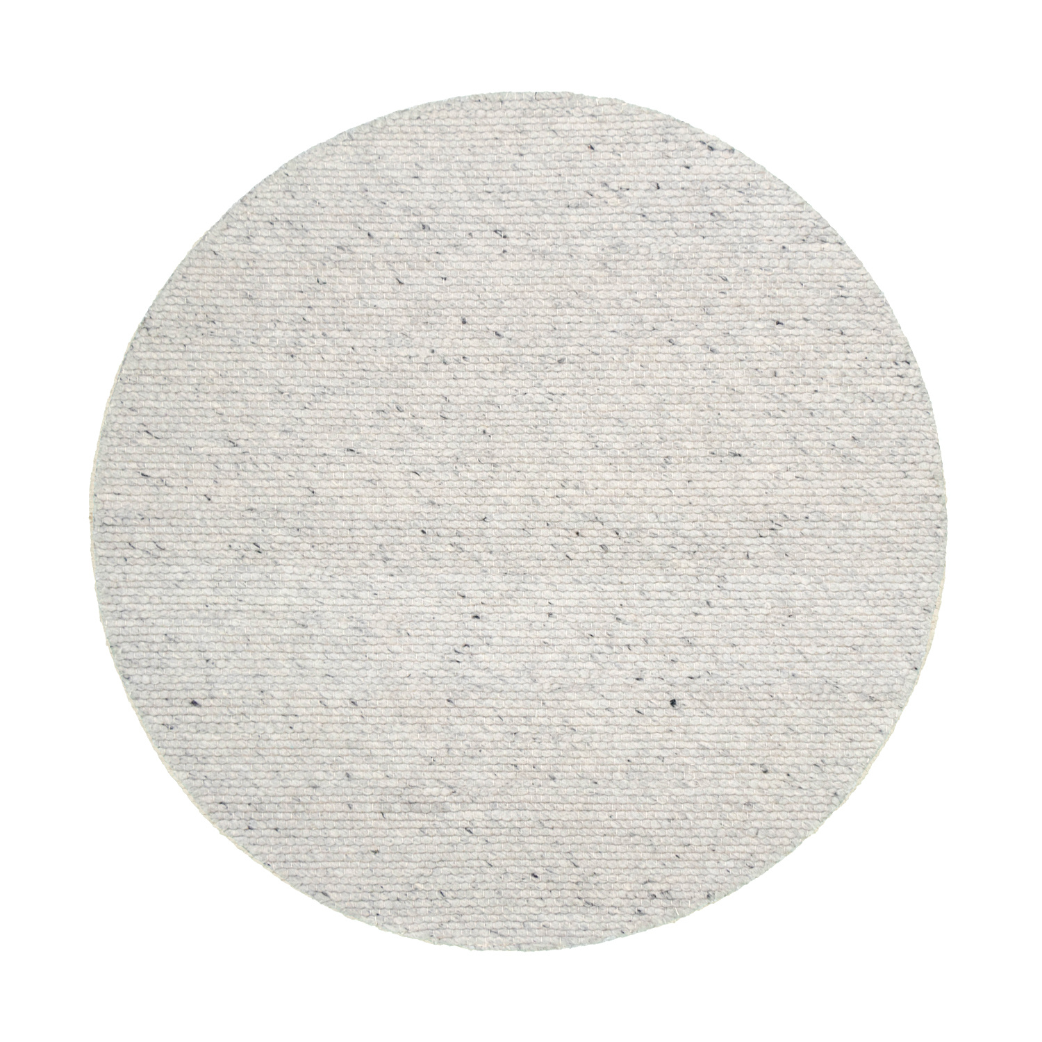 Wollteppich Rund - Feline Grau Meliert - sfeer