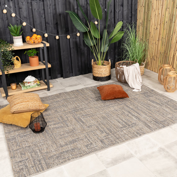 FRAAI | Home & Living In- & Outdoor Teppich - Zanzi Fiber Sand/Beige