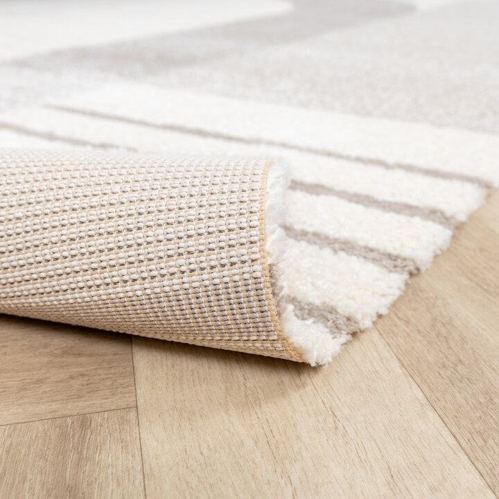 Hochflor Teppich - Serene Shapes Creme