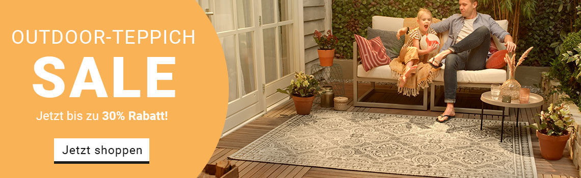 Outdoor-Teppich Sale - jetzt bis zu 30% Rabatt auf ganz viele Outdoor-Teppiche