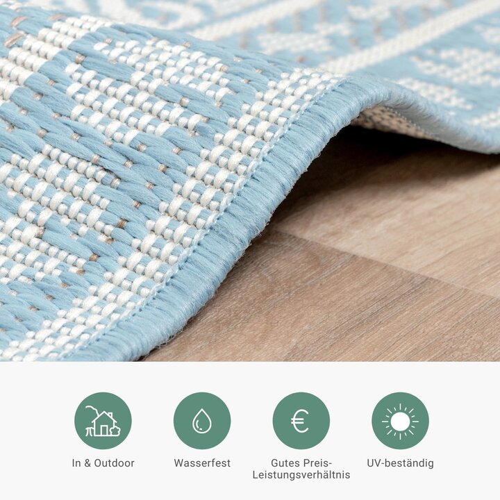 In- & Outdoor Teppich - Summer Oriental Hellblau