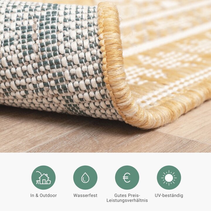 In- & Outdoor Teppich - Summer Oriental Gelb