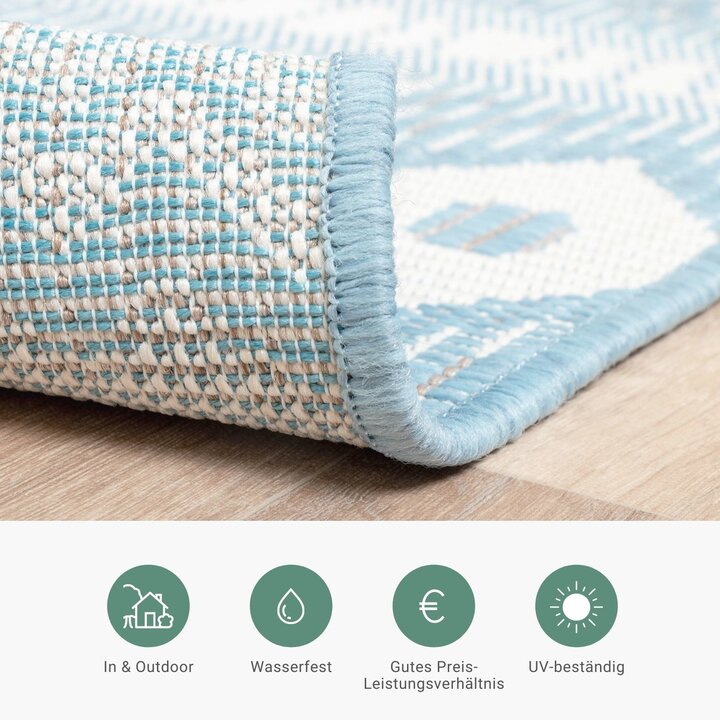 In- & Outdoor Teppich - Summer Beyond Hellblau